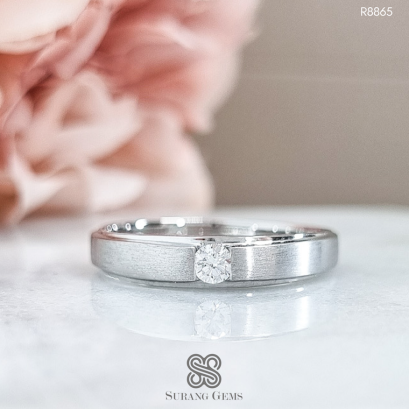 แหวนเพชรเม็ดเดี่ยว แหวนแต่งงานผู้ชาย