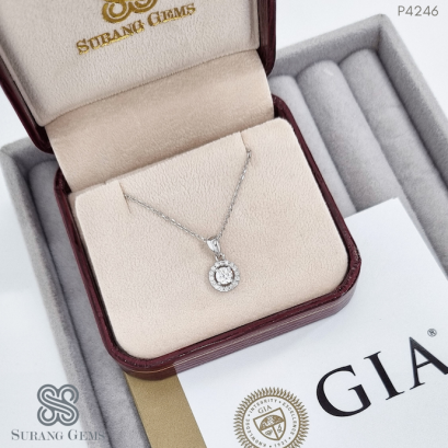 จี้เพชรทรงฮาโล