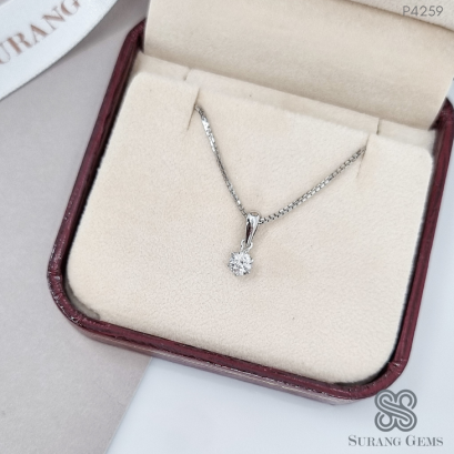 จี้เพชรเม็ดเดี่ยว น้ำ100