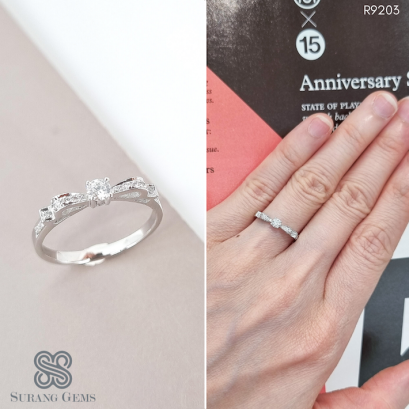 แหวนเพชรรูปโบว์