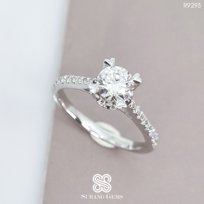 แหวนแต่งงานเพชรชู หนามเตยหัวใจ 50ตัง