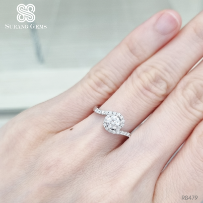 Halo Diamond Ring