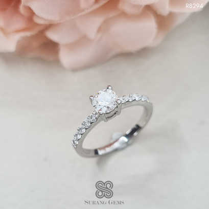 แหวนแต่งงานเพชร ใบเซอร์GIA