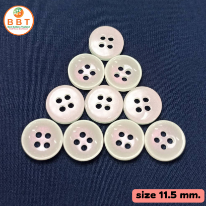 Imitation shell buttons 11.5 mm.
