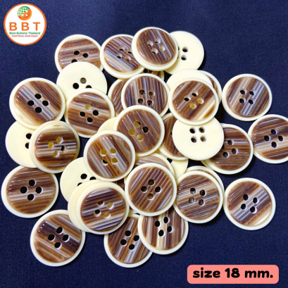 Fancy buttons, 2 layers, size 18 mm.