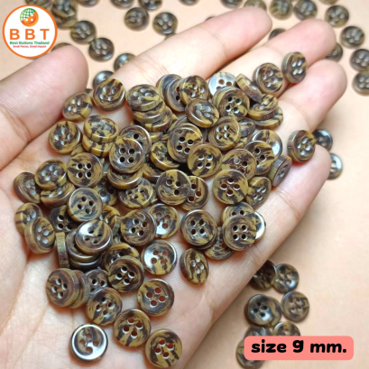 Button pouring special pattern, size 9 mm.
