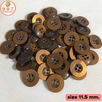 Gold fancy buttons, size 11.5 mm.