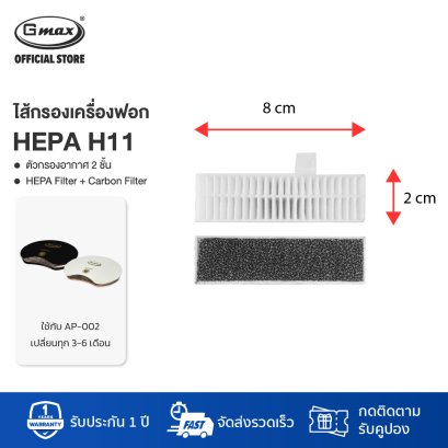 Gmax Car Air Purifier HEPA Filter AP-002