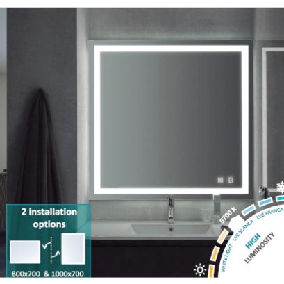 ADA กระจกไฟ 2.5 x80 x 80 ซม. M0003