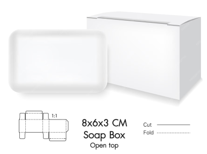 รับพิมพ์กล่องสบู่ขั้นต่ำ100กล่อง