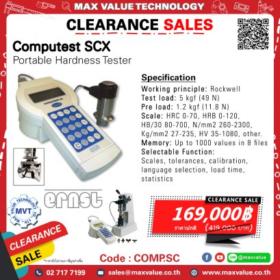 Computest SCX - Portable electronic hardness tester