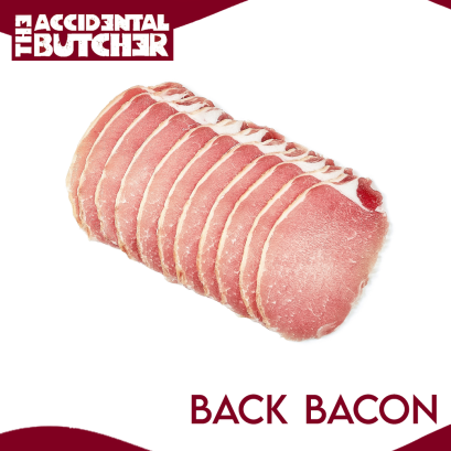 Wood Smoked Back Bacon (Frozen)