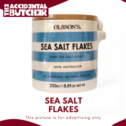 Olsson’s Sea Salt Flakes Stoneware Jar 250g