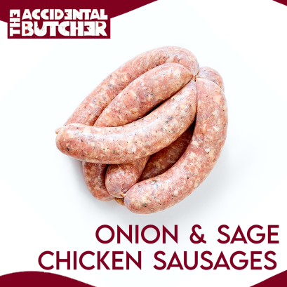 (Frozen) Chicken Onion & Sage Sausage (520g)