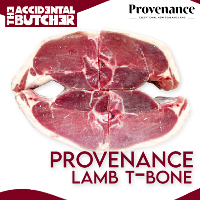 Frozen Provenance Lamb Shortloin (T-Bone) (1 inch thickness ; 4 pcs/pack)