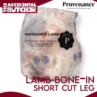 Frozen Provenance Lamb Short cut Leg Bone-in 1.5 kg (+/- 200g)