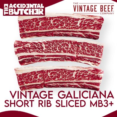 Vintage Galiciana Beef Short Rib Sliced MB3+