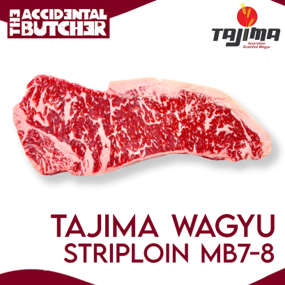 Tajima Wagyu Beef Striploin Steak MB7/8