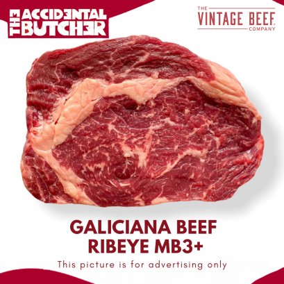 (Chilled) Vintage Galiciana Rib Eye Steak MB3+