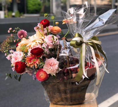 กระเช้าผลไม้พรีเมี่ยมเพื่อสุขภาพ Le Floriste ของขวัญผู้ใหญ่ จัดส่ง (รูปที่ 114