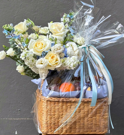 กระเช้าผลไม้พรีเมี่ยมเพื่อสุขภาพ Le Floriste ของขวัญผู้ใหญ่ จัดส่ง (รูปที่ 104