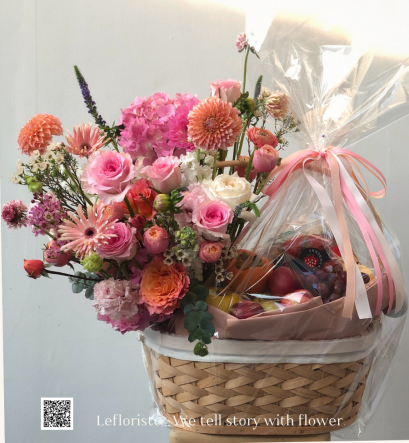 กระเช้าผลไม้พรีเมี่ยมเพื่อสุขภาพ Le Floriste ของขวัญผู้ใหญ่ จัดส่ง (รูปที่ 47