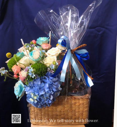 กระเช้าผลไม้พรีเมี่ยมเพื่อสุขภาพ Le Floriste ของขวัญผู้ใหญ่ จัดส่ง (รูปที่ 33