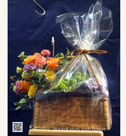 กระเช้าผลไม้พรีเมี่ยมเพื่อสุขภาพ Le Floriste ของขวัญแสดงความยินดี พร้อมส่ง