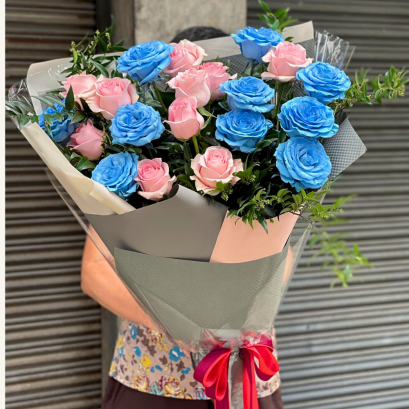 ช่อดอกไม้สดสีสันสดใส Le Floriste สำหรับแสดงความยินดี/รับปริญญา (