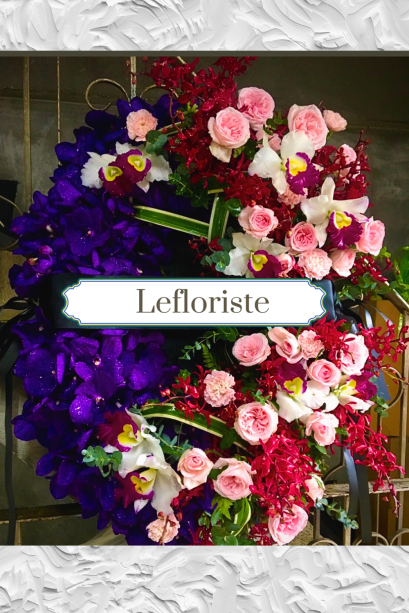 พวงหรีดดอกไม้สดพรีเมียม Le Floriste | บริการส่งด่วนถึงวัดทั่วกรุงเทพฯ | แสดงความอาลัยอย่างสง่างาม