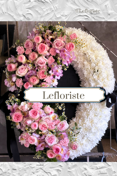 พวงหรีดดอกไม้สดพรีเมียม Le Floriste | บริการส่งด่วนถึงวัดทั่วกรุงเทพฯ | แสดงความอาลัยอย่างสง่างาม