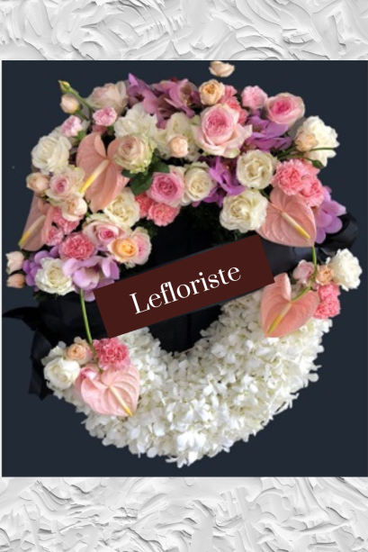 พวงหรีดดอกไม้สดพรีเมียม Le Floriste | บริการส่งด่วนถึงวัดทั่วกรุงเทพฯ | แสดงความอาลัยอย่างสง่างาม