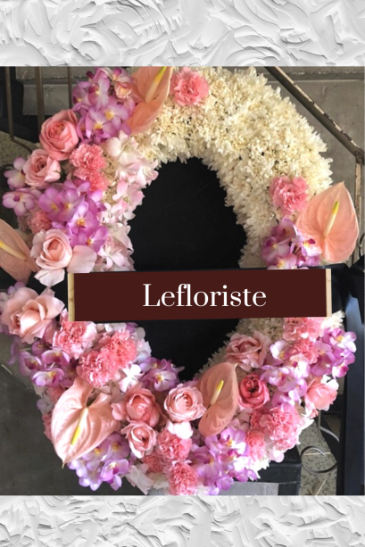พวงหรีดดอกไม้สดพรีเมียม Le Floriste | บริการส่งด่วนถึงวัดทั่วกรุงเทพฯ | แสดงความอาลัยอย่างสง่างาม