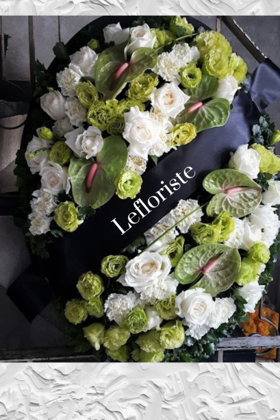 พวงหรีดดอกไม้สดพรีเมียม Le Floriste | บริการส่งด่วนถึงวัดทั่วกรุงเทพฯ | แสดงความอาลัยอย่างสง่างาม