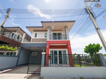 Luxury modern style 2 Storey Detached House for sale 22 sq.wah The Arete Pattaya Village , Nien Plub Wan , near Phu Yai Kui Market