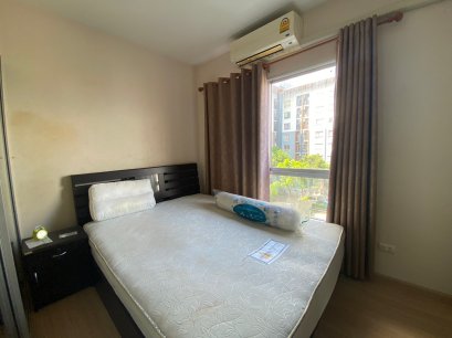 Worth the price!!! Condo for sale, Plum Condo Bangyai Station (Plum condo bangyai station), 1 bedroom, 23 sq m, Building D, 4th floor, not shabby room. The project is located near BTS Krong Card Station, only 5 minutes from Central Westgate. Installments.