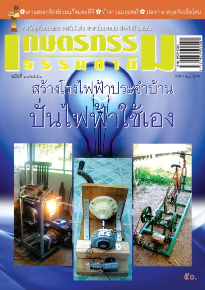 ฉบับที่ 10/2554 สร้างโรงไฟฟ้าประจำบ้านปั่นไฟใช้เอง