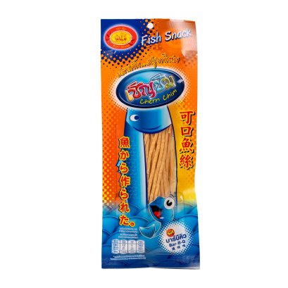 ปลาเส้น รสบาร์บีคิว / Fish snack (BBQ) 50g
