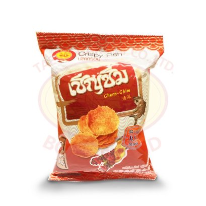 ปลากรอบ รสบาร์บีคิว 50กรัม (Crispy Fish BBQ Flavor 50 g.)