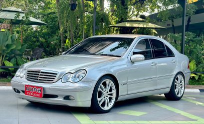 MERCEDES BENZ C180 2.0 W203 A/T 2002 สีเทา (AAA-0032)
