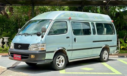 TOYOTA HIACE 3.0 COMMUTER VAN M/T 2002 สีเทา (LL0255)