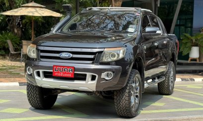 FORD RANGER D-CAB 3.2 XLT WILDTRAK 4WD  A/T 2012 สีดำ (LL0289) 3-4