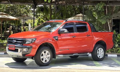 FORD RANGER 2.2 WILDTRAK HI-RIDER D-CAB A/T 2014 สีส้ม (LM0243) 3-4