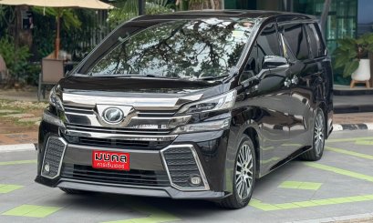 TOYOTA VELLFIRE 2.5 Z G EDITION A/T 2015 สีดำ (LN0062) 14-15