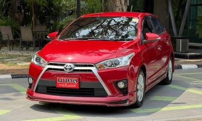 TOYOTA YARIS 1.2 G A/T 2016 สีแดง (LN0069) 3-4