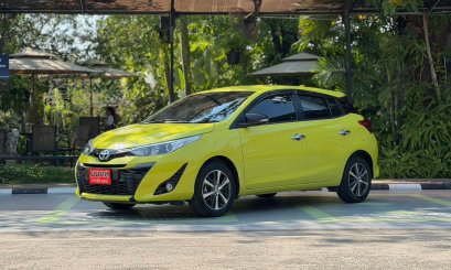 TOYOTA YARIS 1.2 G+ A/T 2019 สีเขียว&nbsp; (LP0061) 3-4