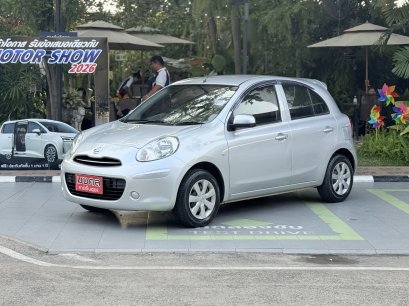 NISSAN MARCH 1.2 E M/T 2013 สีเทา ( LP0110 ) 1-2