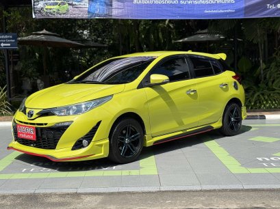 TOYOTA YARIS 1.2 G A/T 2018 สีเขียว ( LP0218 ) 2-3