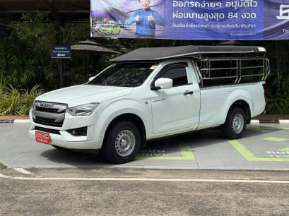 ISUZU D-MAX SPARK CAB 3.0 S M/T 2021 สีขาว ( LP0220 ) 3-4