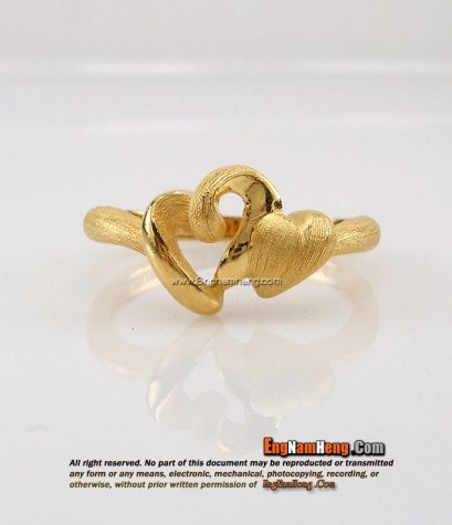 แหวนทอง 24K Prima Gold หัวใจคู่ค่ะ